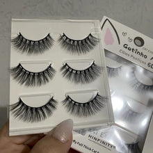 Carregar imagem no visualizador da galeria, CÍLIOS COM 3 PARES GATINHO SEXY CAT02 HINFINITY