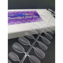 Carregar imagem no visualizador da galeria, UNHA POSTIÇA SOFT GEL ALMOND FOSCA COM 300 UNIDADES HELEN COLOR