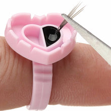 Carregar imagem no visualizador da galeria, ANEL DESCARTÁVEL PARA COLA FORMATO CORAÇÃO COM 50 UNIDADES