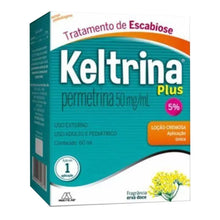 Carregar imagem no visualizador da galeria, KELTRINA PLUS 5% 10MG/ML LOÇÃO 60 ML (PERMETRINA) MULTILAB
