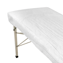 Carregar imagem no visualizador da galeria, LENÇOL DESCARTÁVEL COM ELÁSTICO COM 5 UNIDADES SANTA CLARA