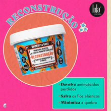 Carregar imagem no visualizador da galeria, LOLA BE(M)DITA GHEE RECONSTRUÇÃO MÁSCARA CAPILAR 100G