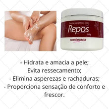 Carregar imagem no visualizador da galeria, CREME PARA MÃOS E PÉS REPOS COM URÉIA