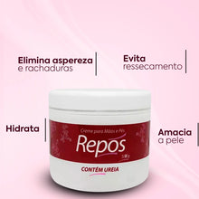 Carregar imagem no visualizador da galeria, CREME PARA MÃOS E PÉS REPOS COM URÉIA