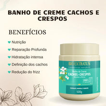 Carregar imagem no visualizador da galeria, BANHO DE CREME CACHOS E CRESPOS BIO EXTRATUS 500G
