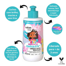 Carregar imagem no visualizador da galeria, CREME PENTEAR SALON LINE SOS CHICLETE KIDS 300ML