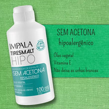 Carregar imagem no visualizador da galeria, REMOVEDOR DE ESMALTE SEM ACETONA TIRESMALT HIPO 100ML