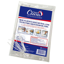 Carregar imagem no visualizador da galeria, REFIL PLÁSTICO PARA AQUECEDOR DE CERA COM 6 UNIDADES SANTA CLARA