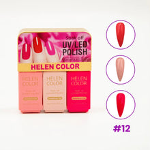 Carregar imagem no visualizador da galeria, KIT 3 ESMALTE EM GEL HELEN COLOR 7ML