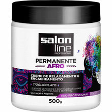 Carregar imagem no visualizador da galeria, CREME SALON LINE AFRO RELAXAMENTO PERMANENTE 500G