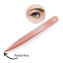 Carregar imagem no visualizador da galeria, PINÇA PONTA FINA ROSE GOLD MUNDIAL BC-513