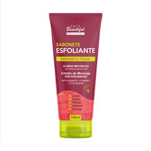 Carregar imagem no visualizador da galeria, SABONETE LÍQUIDO ESFOLIANTE MORANGO FACE BEAUTIFUL 100ML