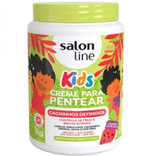 Carregar imagem no visualizador da galeria, CREME PENTEAR INFANTIL SALON LINE KIDS MELANCIA 1KG