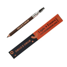 Carregar imagem no visualizador da galeria, LÁPIS DE SOBRANCELHA MARROM COM ESCOVA DELLA & DELLE