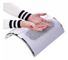 Carregar imagem no visualizador da galeria, COLETOR DE PÓ DE UNHA COM 3 SUGADORES BRANCO BIVOLT