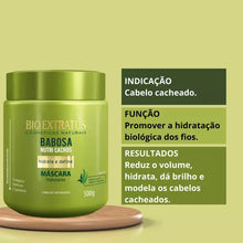 Carregar imagem no visualizador da galeria, MÁSCARA NUTRI CACHOS BIO EXTRATUS 500G