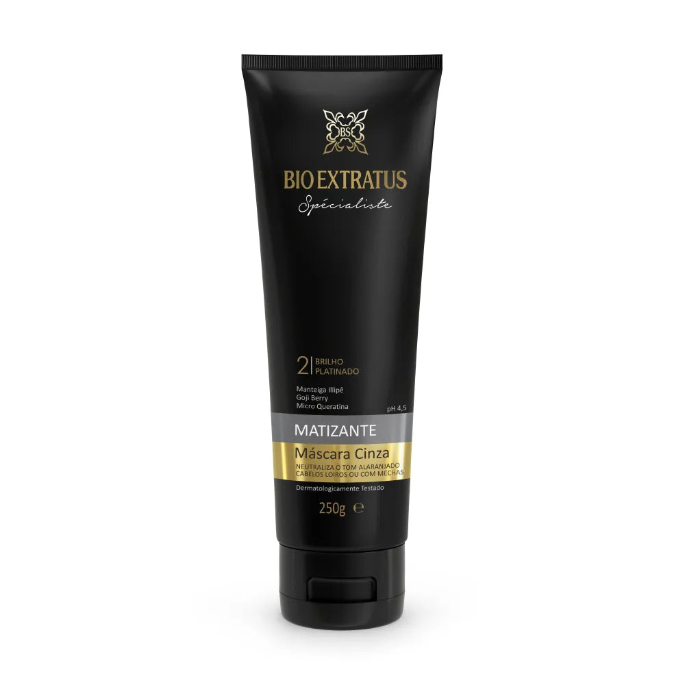 MÁSCARA MATIZANTE CINZA BIO EXTRATUS 250G