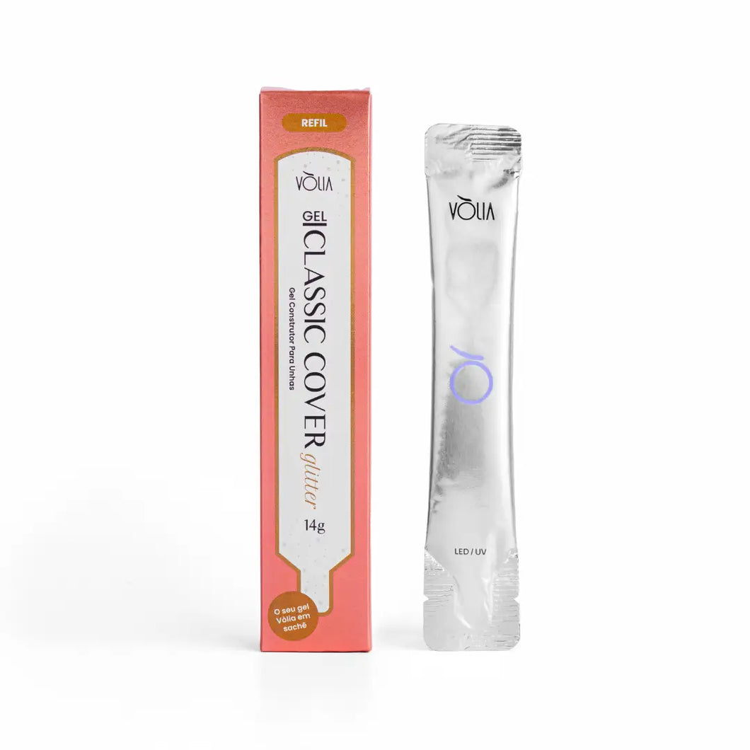 SACHÊ GEL CLASSIC GLITTER COVER 14G