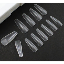 Carregar imagem no visualizador da galeria, UNHAS SOFT TIPS EM GEL BAILARINA REALISTA TRANSPARENTE COM 240 UNIDADES KAISA