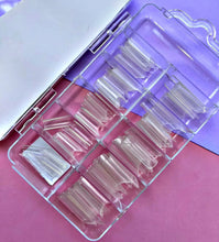 Carregar imagem no visualizador da galeria, CAIXA 100 TIPS EXTRA LONGA CURVATURA C TRANSPARENTE KAISA