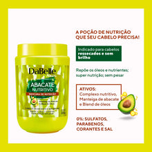 Carregar imagem no visualizador da galeria, MÁSCARA DABELLE ABACATE NUTRITIVO 800GR