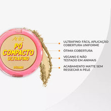 Carregar imagem no visualizador da galeria, PÓ COMPACTO MICRONIZADO A4 VEGANO ANITA 10G