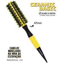 Carregar imagem no visualizador da galeria, ESCOVA PROFISSIONAL THERMAL CERAMIC YELLOW BASIC 47MM MARCO BONI