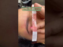 Carregar e reproduzir vídeo no visualizador da galeria, FOLHAS PRONTAS PARA DESIGN DE SOBRANCELHAS DEPILFLAX ROSA COM 20 UNIDADES