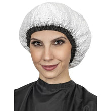Carregar imagem no visualizador da galeria, TOUCA METALIZADA COM ISOPOR SANTA CLARA