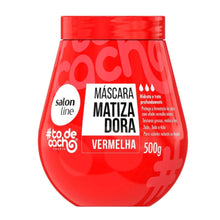Carregar imagem no visualizador da galeria, MÁSCARA MATIZADORA VERMELHA SALON LINE 500G