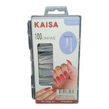 Carregar imagem no visualizador da galeria, UNHAS REALISTA BAILARINA TRANSPARENTE KAISA COM 100 UNIDADES