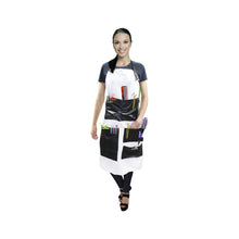 Carregar imagem no visualizador da galeria, AVENTAL REGULÁVEL EM OXFORD COM BOLSOS E SUPORTES SANTA CLARA