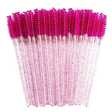 Carregar imagem no visualizador da galeria, ESCOVA DE CÍLIOS DESCARTÁVEL HELEN COLOR COM 50 UNIDADES