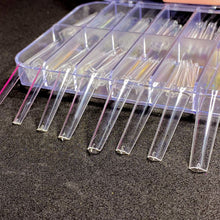 Carregar imagem no visualizador da galeria, CAIXA 100 TIPS LONGA BAILARINA TRANSPARENTE KAISA