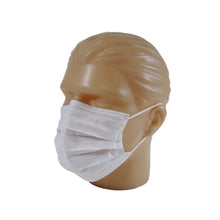 Carregar imagem no visualizador da galeria, MÁSCARA DESCARTÁVEL TNT TRIPLA BRANCA PLIN