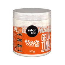 Carregar imagem no visualizador da galeria, GELATINA NUTRITIVA TO DE CACHO SALON LINE 550G