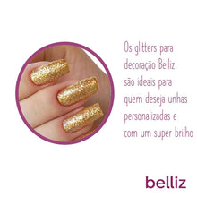 Carregar imagem no visualizador da galeria, GLITTER BELLIZ PARA DECORAÇÃO DE UNHAS