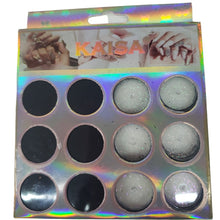 Carregar imagem no visualizador da galeria, GLITER ESPECIAL FINO PRETO E BRANCO