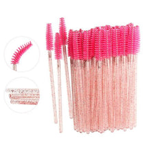 Carregar imagem no visualizador da galeria, ESCOVA DE CÍLIOS DESCARTÁVEL HELEN COLOR COM 50 UNIDADES