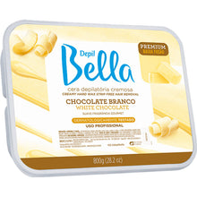 Carregar imagem no visualizador da galeria, CERA CHOCOLATE BRANCO DEPIL BELLA 800G