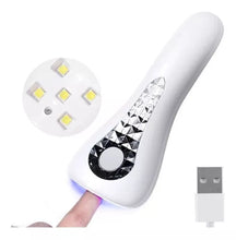 Carregar imagem no visualizador da galeria, MINI CABINE LED BRANCA FAN NAILS