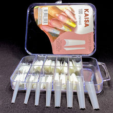 Carregar imagem no visualizador da galeria, CAIXA 100 TIPS LONGA BAILARINA NATURAL COM CURVATURA C KAISA