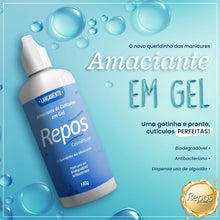 Carregar imagem no visualizador da galeria, AMACIANTE DE CUTÍCULAS EM GEL REPOS 140G