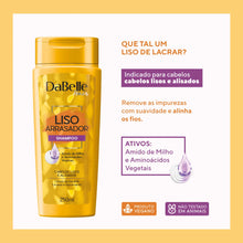 Carregar imagem no visualizador da galeria, SHAMPOO DABELLE LISO ARRASADOR 250ML