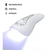 Carregar imagem no visualizador da galeria, MINI CABINE LED BRANCA FAN NAILS