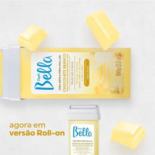 Carregar imagem no visualizador da galeria, CERA DEPILATÓRIA ROLL-ON DEPIL BELLA CHOCOLATE BRANCO 100G