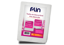 Carregar imagem no visualizador da galeria, TOALHA DESCARTÁVEL DE ALTA ABSORÇÃO COM 50 UNIDADES 30X45CM PLIN
