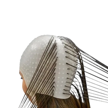 Carregar imagem no visualizador da galeria, TOUCA SILICONADA PARA MECHA COM AGULHA DOMPEL
