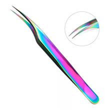 Carregar imagem no visualizador da galeria, PINÇA HOLOGRÁFICA DE PRECISÃO PARA EXTENSÃO CÍLIOS
