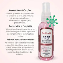 Carregar imagem no visualizador da galeria, PREP BACTERICIDA DE UNHA REAL LOVE 120ML
